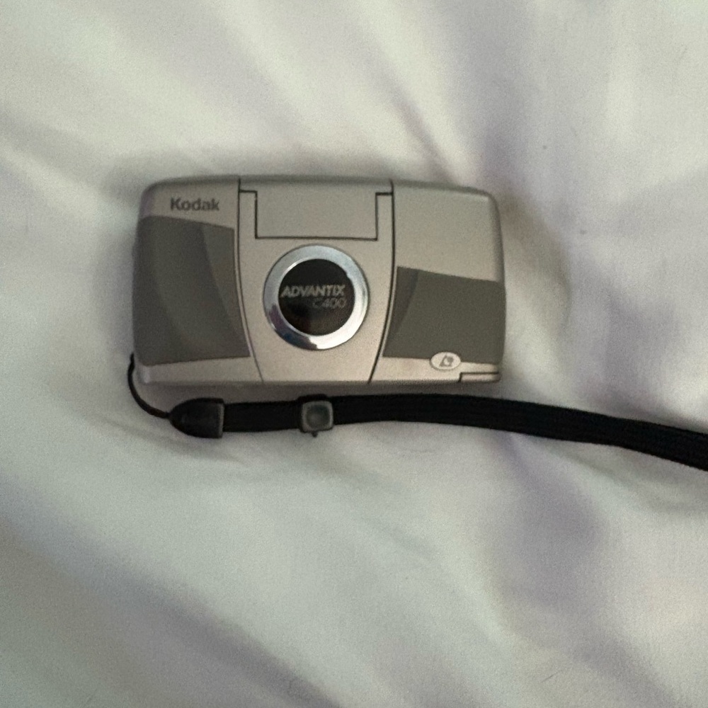 Retro Kodak Advantix Camera with Silver Finish Not Working-Selling For Parts